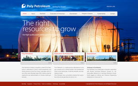 尚丞设计案例分享 保利石油（Poly Petroleum）企业官网建设与品牌形象塑造